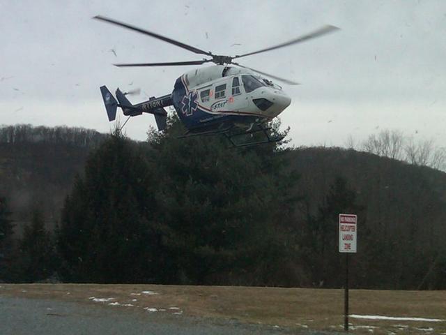 Stat Flight Helicopter Landing at Putnam Hospital Center